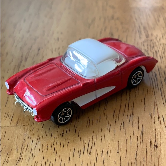 red corvette toy car